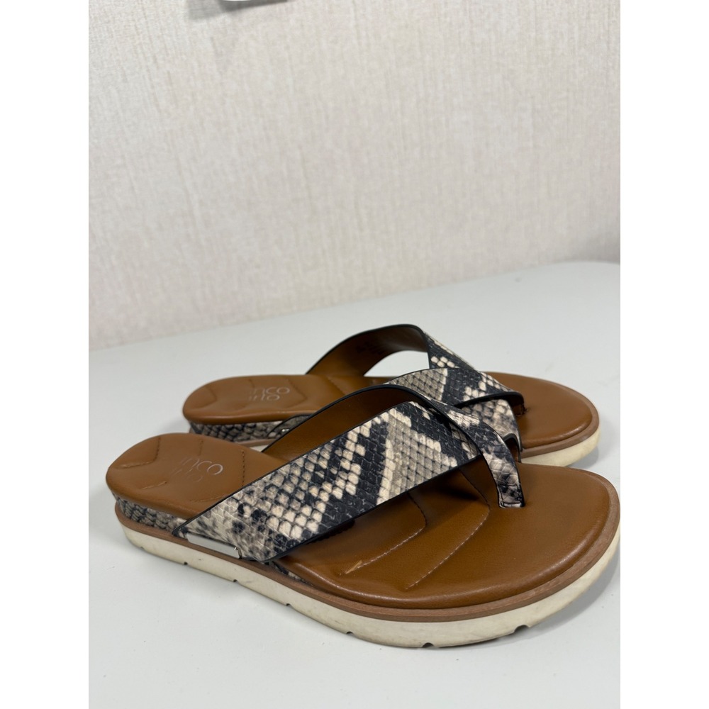 Franco Sarto‎ "Darious" Women's Slip On Sandals Reptile Pattern Size 6.5M - Picture 9 of 14